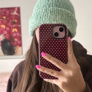 Double brimmed teal beanie
